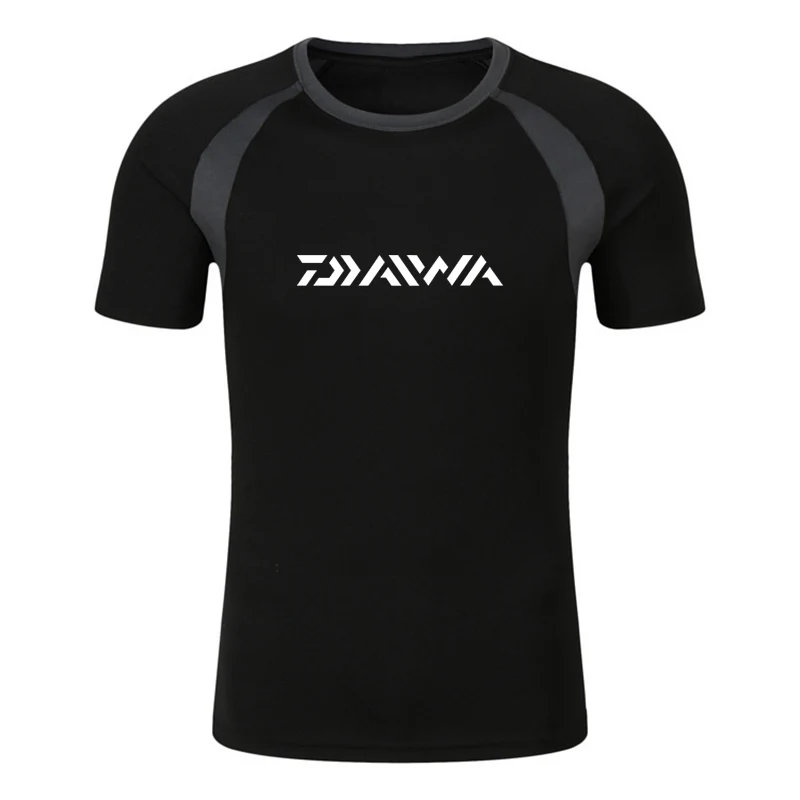 

2021 New DAWA Fishing Ccothes Summer Short Sleeve Ice Silk Breathable Anti-UV Ultrathin Cycling Fishing Shirt Quick Dry Jersey