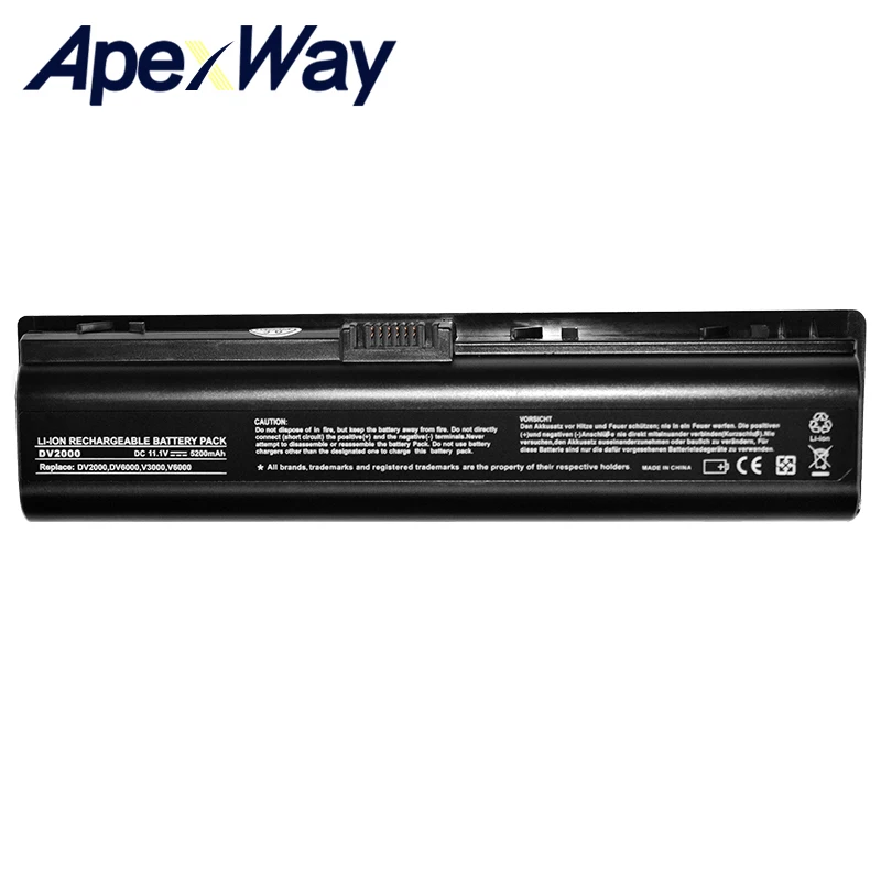 ApexWay 6 ячеек аккумулятор для ноутбука HP HSTNN-W34C HSTNN-W20C HSTNN-C17C 462337-001 HSTNN-IB42 - купить по