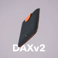 dax v2 mini slim portable men women id credit card holder protector gradient wallet business cards case