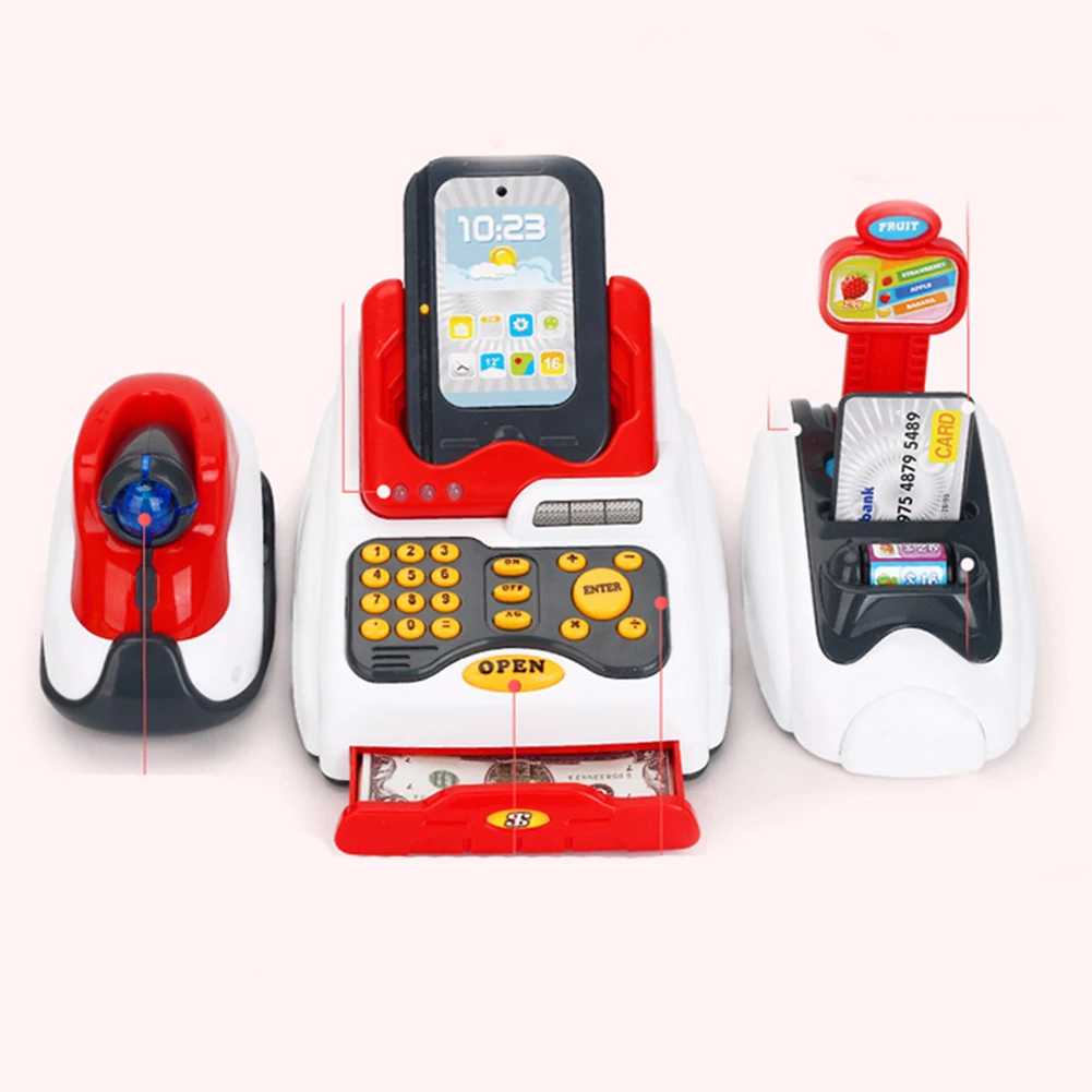 Обучающая обучающая касса дети притворяемся что играют в подарок счетчик