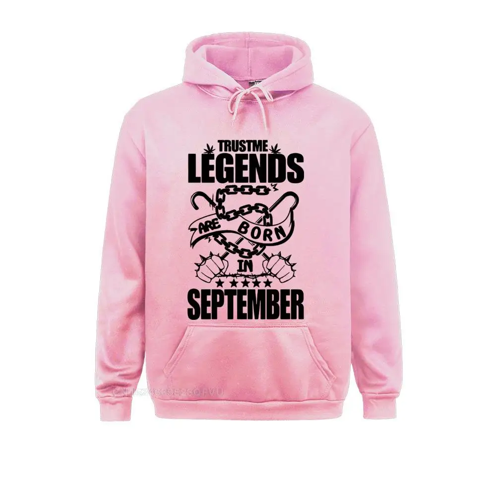 Cotton Rock Pullover Hoodie Legends Are Born In September Hoodie Birthday Pullover Hoodie Birthday Gift