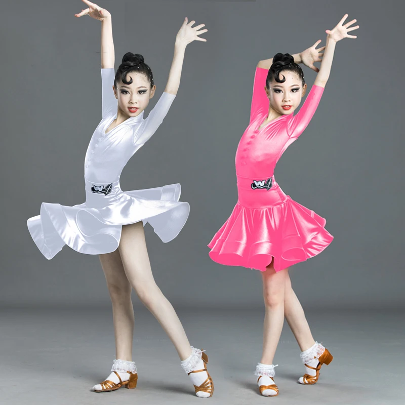 Платье для девочек латиноамериканских танцев лето SL3812 | Тематическая одежда и