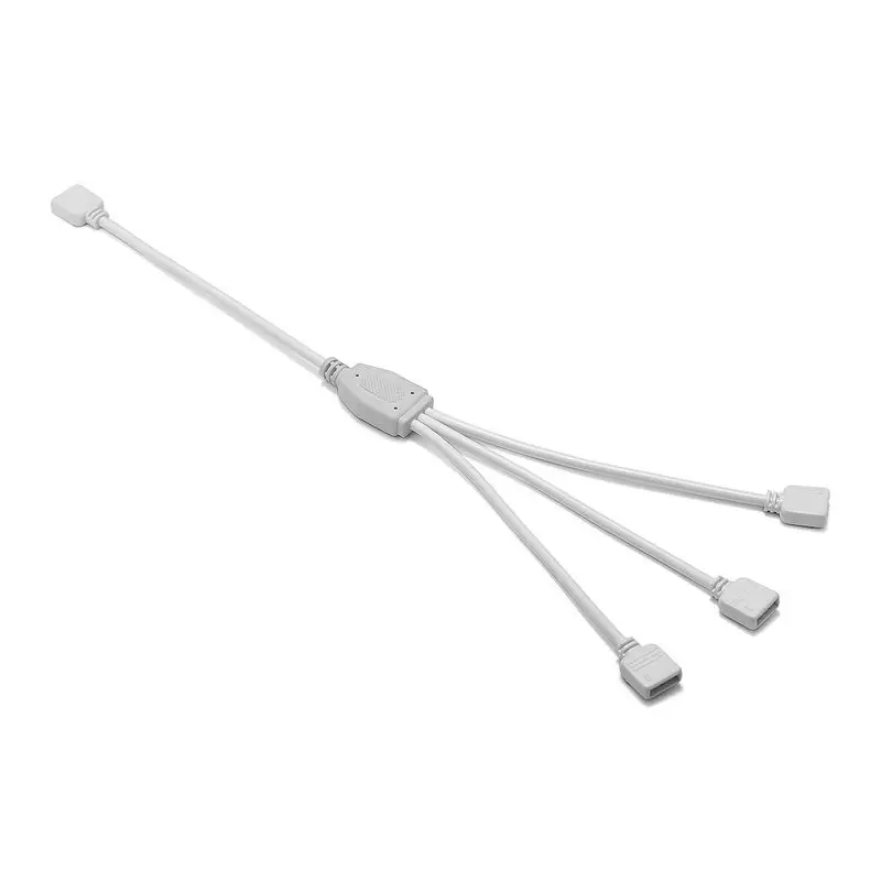 4 контактный разъем питания RGB 1 3 направления разветвитель кабель гнездо медные