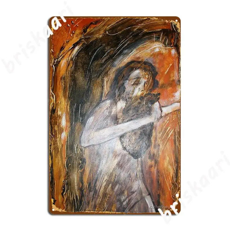 

Металлический плакат с медведем пещера для клувечерние в стиле ретро