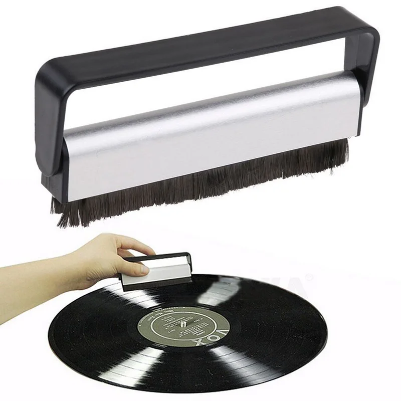 

NEW Useful Turntable Player Accessory Carbon Fiber Record Cleaner Cleaning Brush Vinyl Anti Static Dust Remover Brush for CD/LP