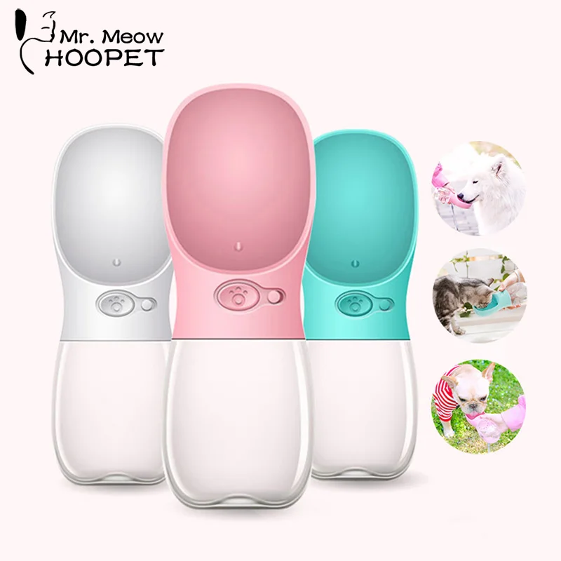 Портативная поилка для домашних животных Hoopet большая семейная бутылка воды