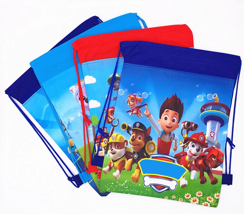 1pcs Drawing Bag 10 шт. пластиковые вилки, ножи, ложки, наклейки, тарелка, покрытие для стола, шапки для 10 детей, вечерние украшения дня рождения - Цвет: 1pcs Drawing Bag