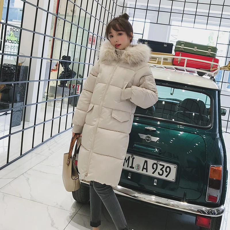 2019 зимний женский пуховик ультра светильник Теплый Женский с длинным рукавом