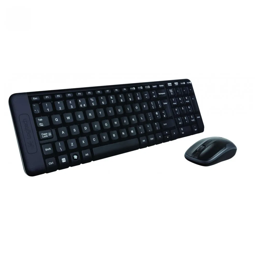 Комплект беспроводной Logitech MK220 920-003169 клавиатура+мышь цвет черный USB |