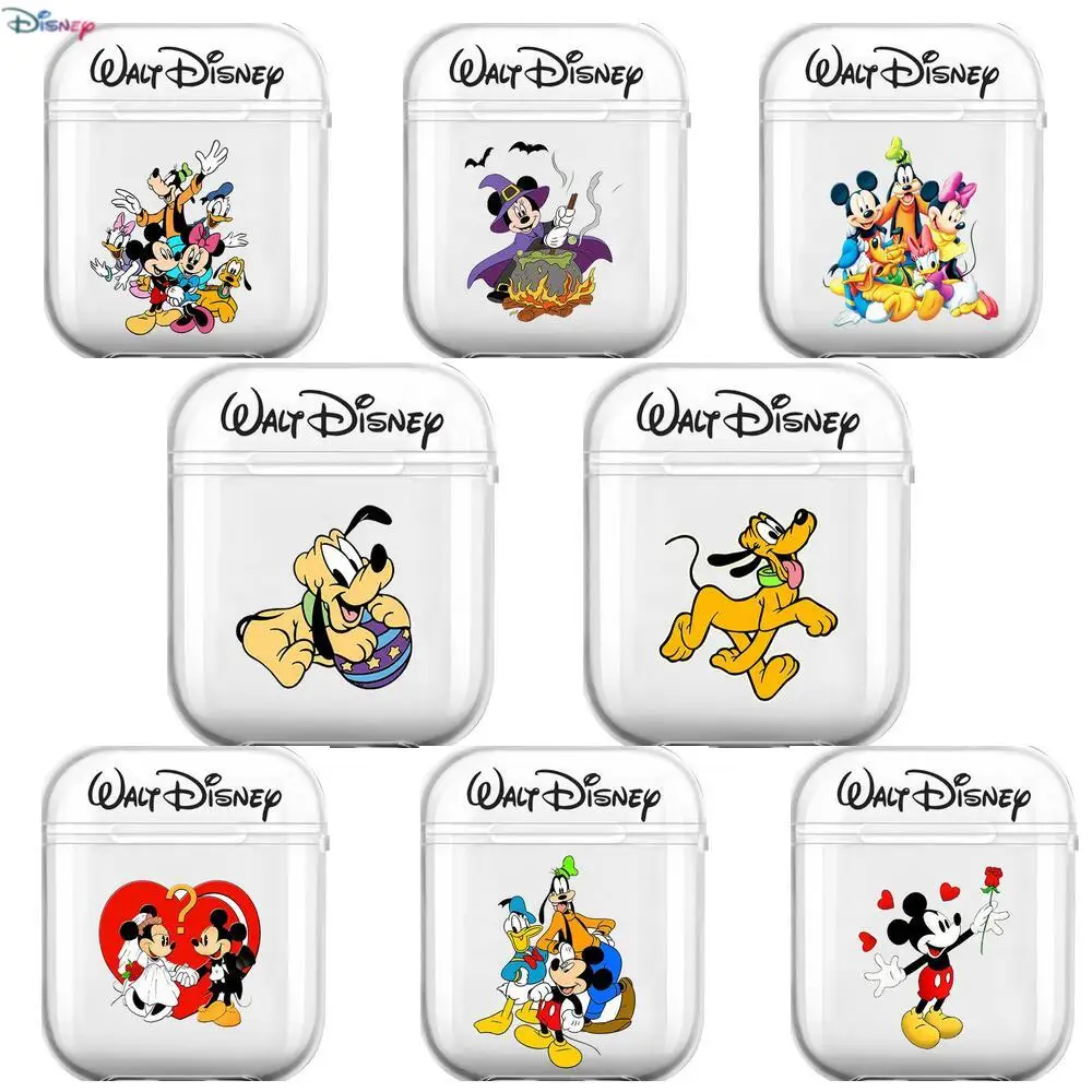 

Disney's new cute Mickey Mouse Soft Silicone Cases For Airpods 1/2 Protective Bluetooth Wireless Earphone Cover For Air Pods Ch
