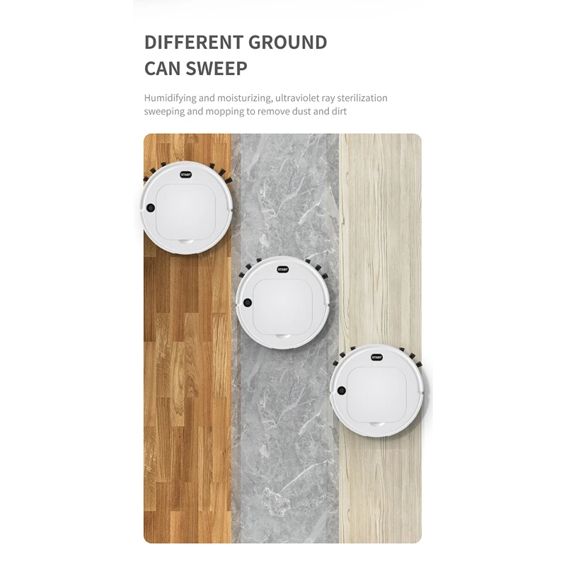 

3In1 Automatic ing Robot Spray Disinfection Uv Lazy Household Charging Cleaning Machine ligent Vacuum Cleaner