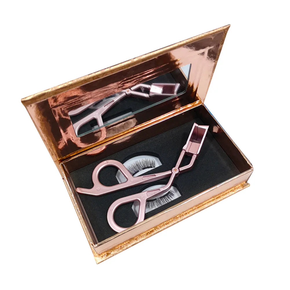 Натуральные многоразовые магнитные ресницы из синтетического волокна набор