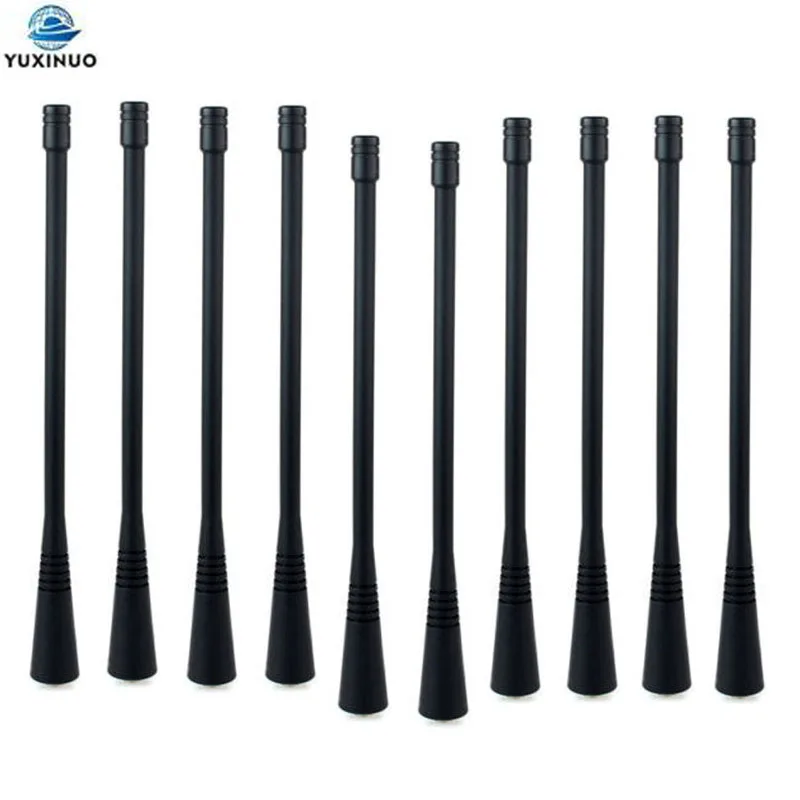Партия 10 шт. UHF 400 470 МГц Гибкая штыревая антенна длинная для Motorola GP338 GP328 GP3188 GP3688 GP68
