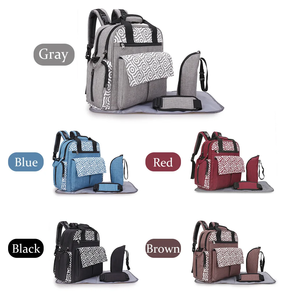 

Portable Mummy Maternity Nappy Bag Brand Large Capacity Baby Bag Travel Backpack Nursing Bag for Baby Care Baby Stroller Bags