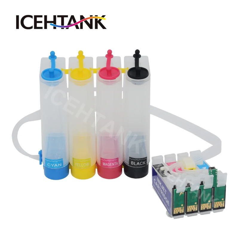ICEHTANK непрерывной подачи чернил Системы для Epson T1971 выражение XP 101 201 211 401 204 104 214 411 WF