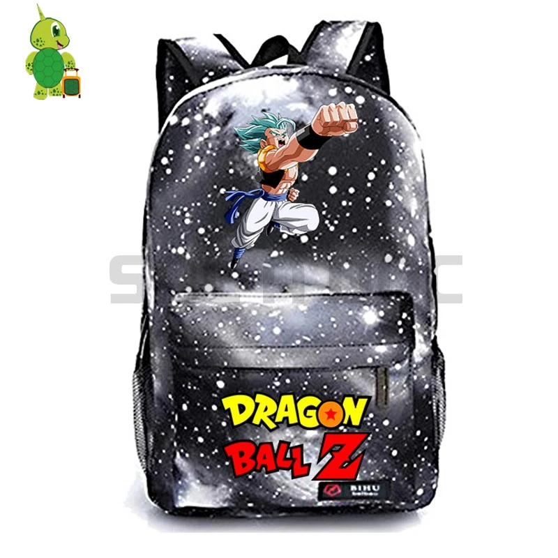12 Mochila Dragon Ball Z рюкзак Goku Super Saiyan для мальчиков и девочек рюкзак для подростков школьные сумки галактика Звездная ночь дорожная сумка - Цвет: 12
