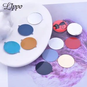 50 шт. AC11447 20*22 мм пружинный цветной плоский круглый соединитель диаметр 20 мм кабошон основа Серьги Установка DIY серьги ювелирные изделия