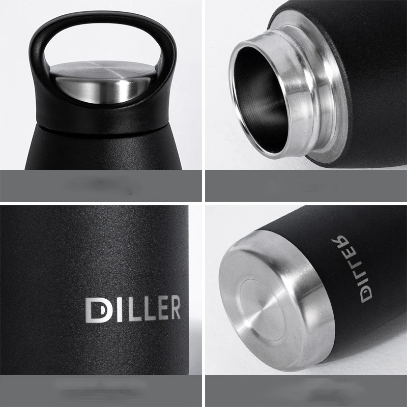 Термофляга из нержавеющей стали с портативной прочной крышкой для спортивных