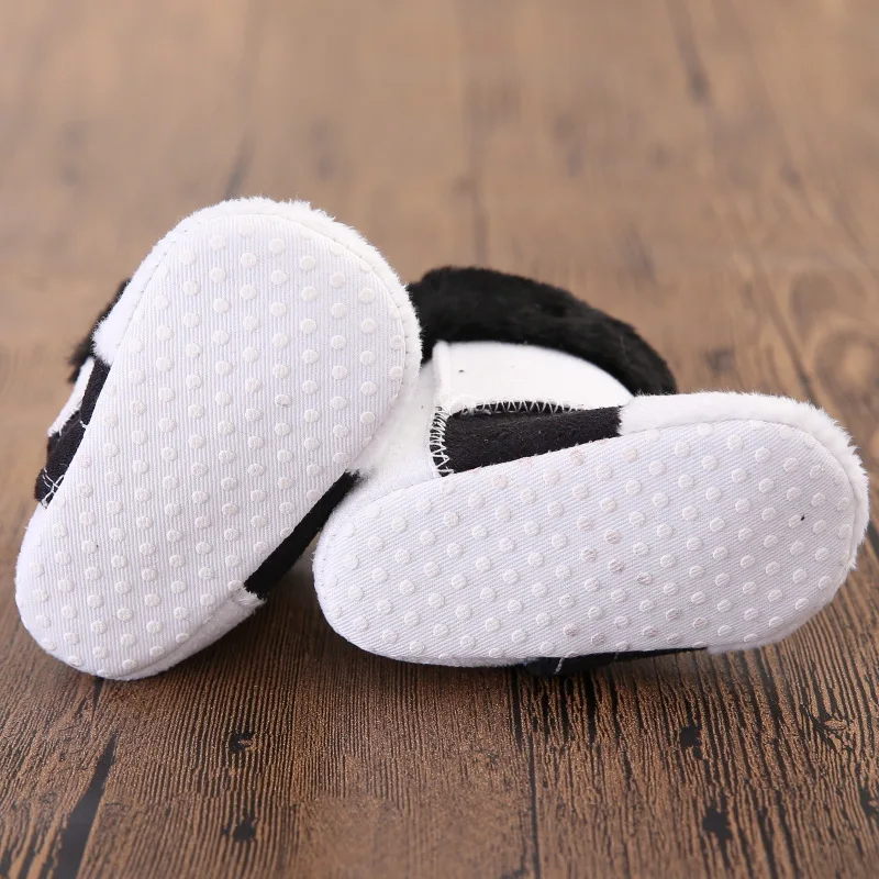 Ботинки детские унисекс из искусственного меха зимние ботинки с рисунком панды