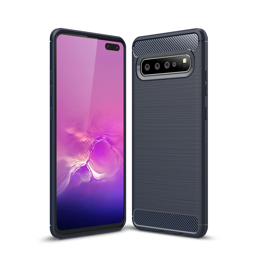 Роскошный чехол для Samsung Galaxy M10 M20 S10 Lite Note 10 Pro A10E A20E A70 A30 A50 телефона из углеродного