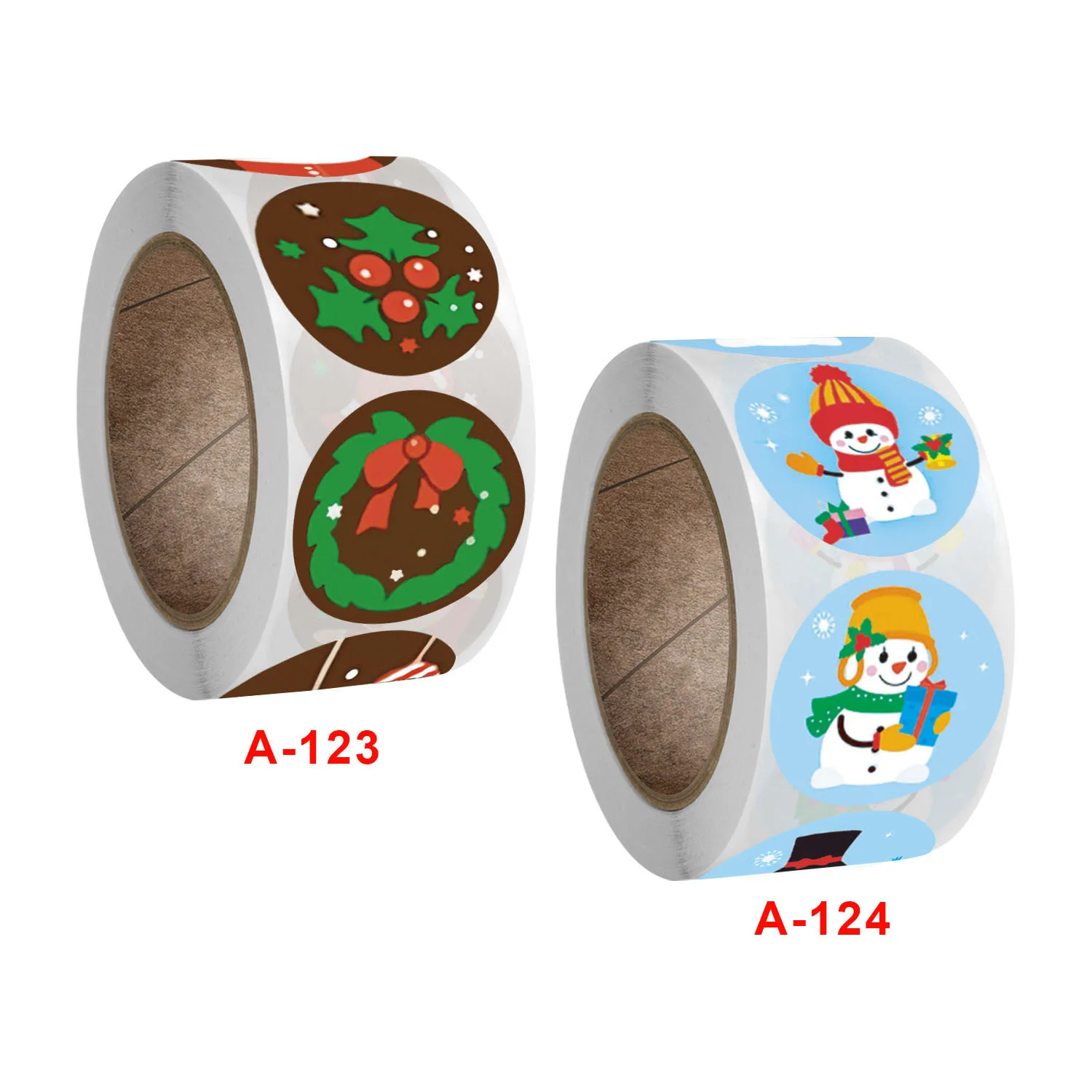 

Merry Christmas Stickers Christmas Tree Elk Candy Bag Sealing Sticker Christmas Gifts Box Labels Decorations New Year