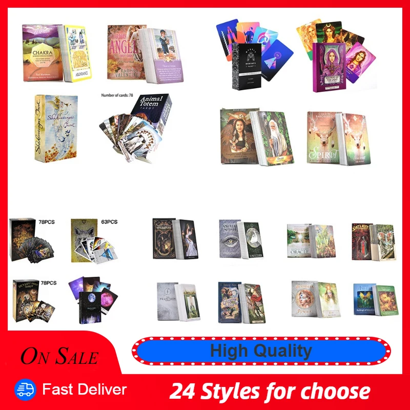 24 вида колоды карт Таро игровые карты настольная игра английская гайка таро