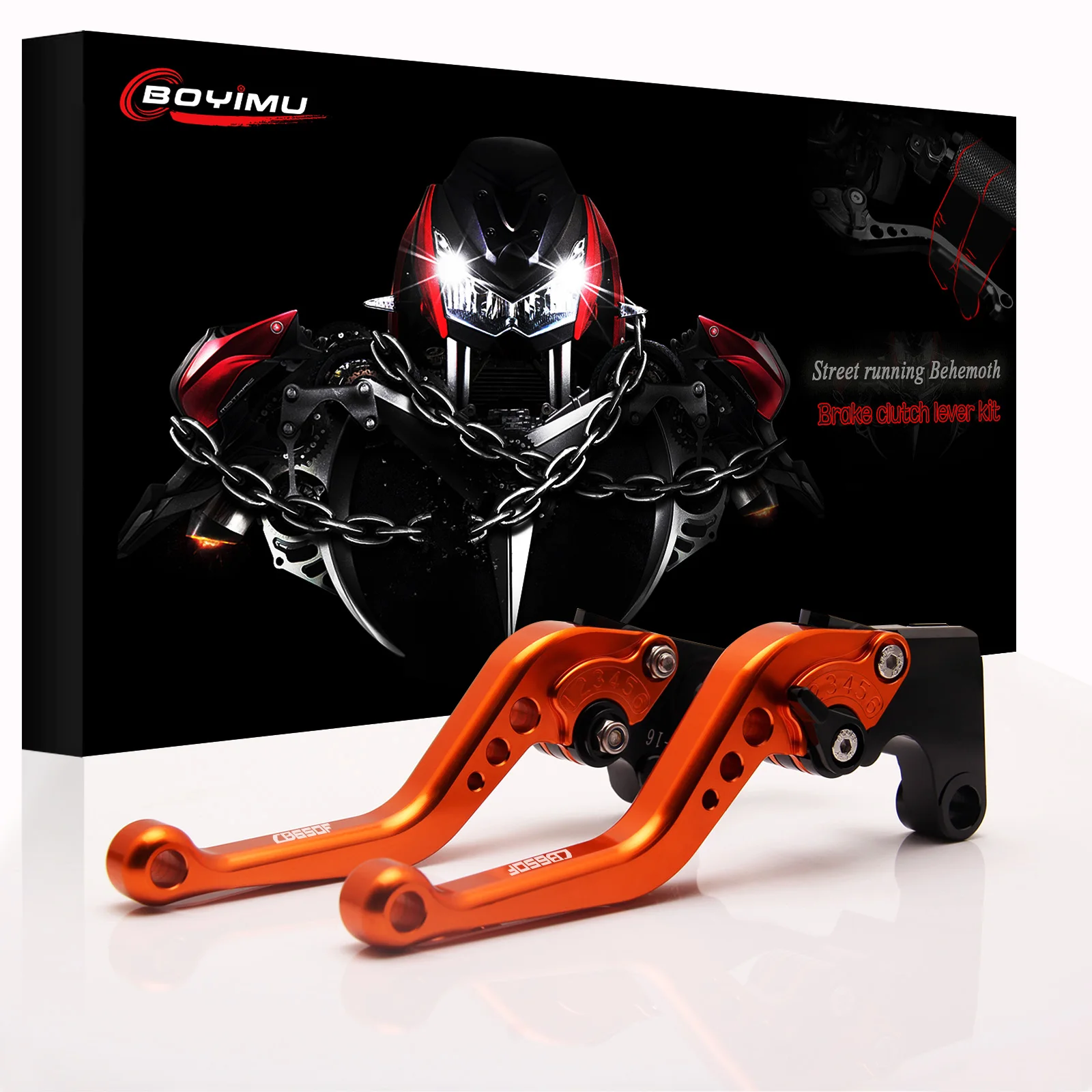 

Logo Short Brake Clutch Levers For HONDA CB650F CBR650F CBR650R CBR650A 2014-2019 Motorcycle Adjustable LOGO CB650F