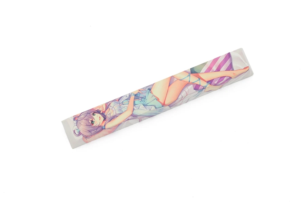 novelty allover dye subbed keycaps spacebar pbt custom mechanical keyboard luo tianyi ルオ・テンイ free glob
