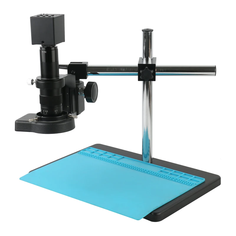 

SONY Sensor 1080P 4K UHD HDMI Electronic Digital Video Microscope Camera Zoom 180X 300X Lens For Phone PCB Repair Soldering