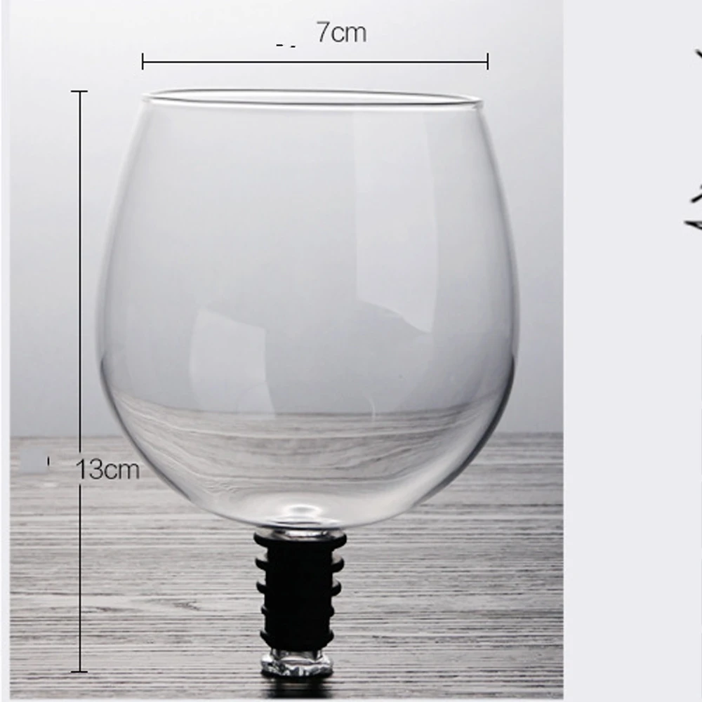 Творческий красное вино Стекло Бесплатная доставка Прозрачный прямой доступ к