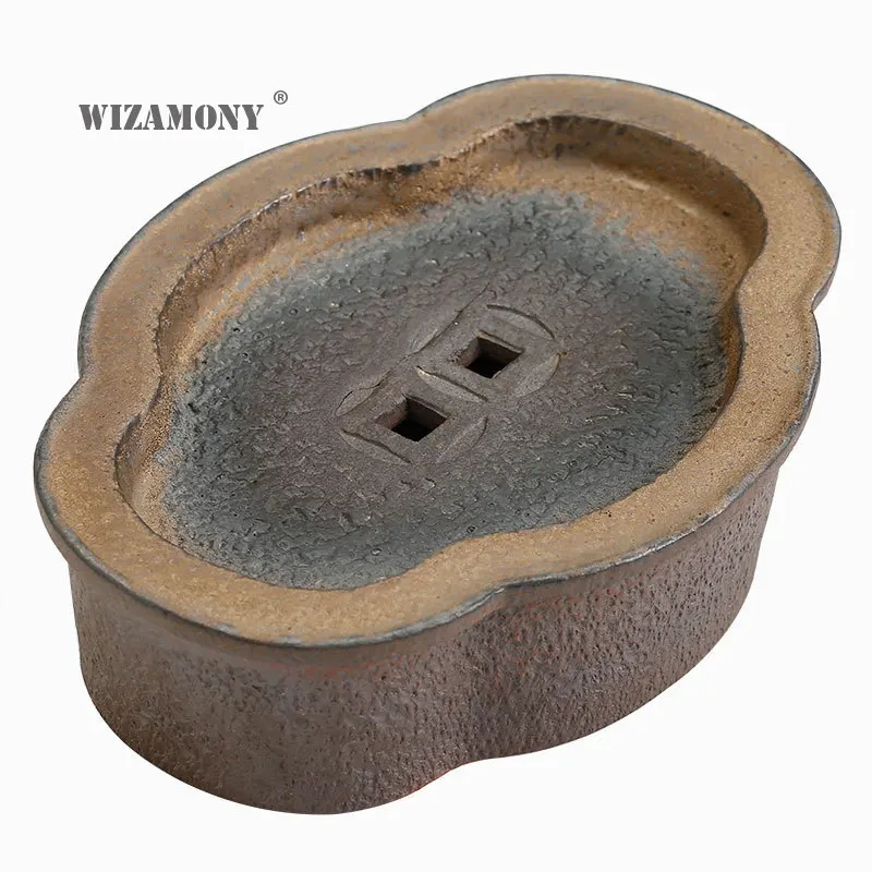 WIZAMONY японская посуда для дождевой воды керамический поднос с поддержкой диск