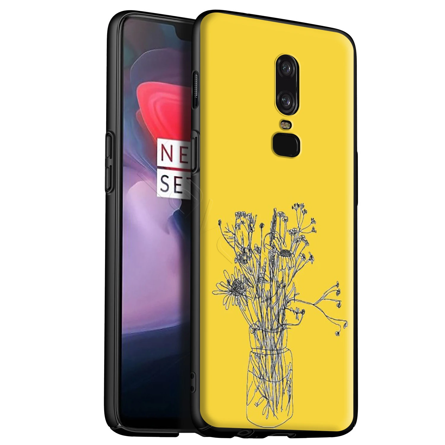 Лаваза страсть цветок РОЗА Подсолнух эстетический силиконовый чехол для Oneplus 7 Pro