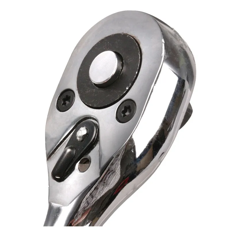 1/4 дюймовый Профессиональный сверхмощный стальной гибкий гаечный ключ храповый