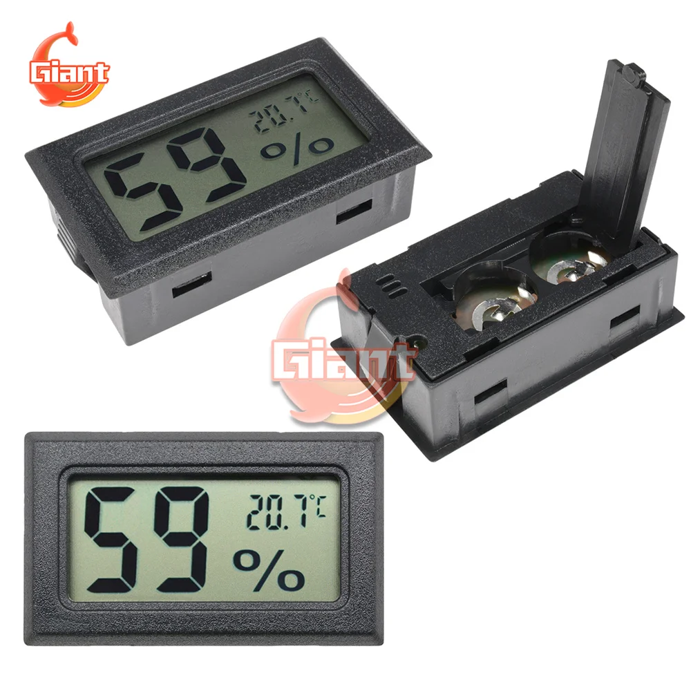 

Mini LCD Digital Thermometer Hygrometer Temperature Indoor Convenient Temperature Sensor Humidity Meter Gauge Instruments