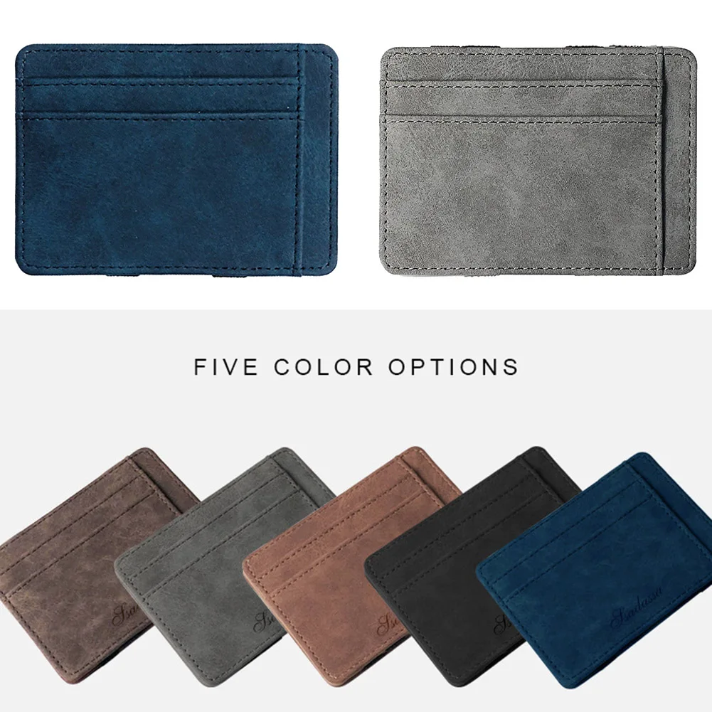 Мужской кошелек небольшого размера с ремешком Magic Band Однотонный женский JAN88 |