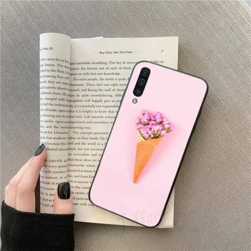 

Aesthetics Chic Minimal flower Phone Case For Samsung galaxy A S note 10 7 9 20 30 31 40 50 51 71 21 s ultra