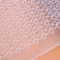 milk silk full embroidery water soluble wedding accessories womens dresses handmade diy