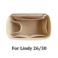 for h lindy 26 30 34 felt insert bag organizer makeup handbag organizer travel inner portable cosmetic original organize bags