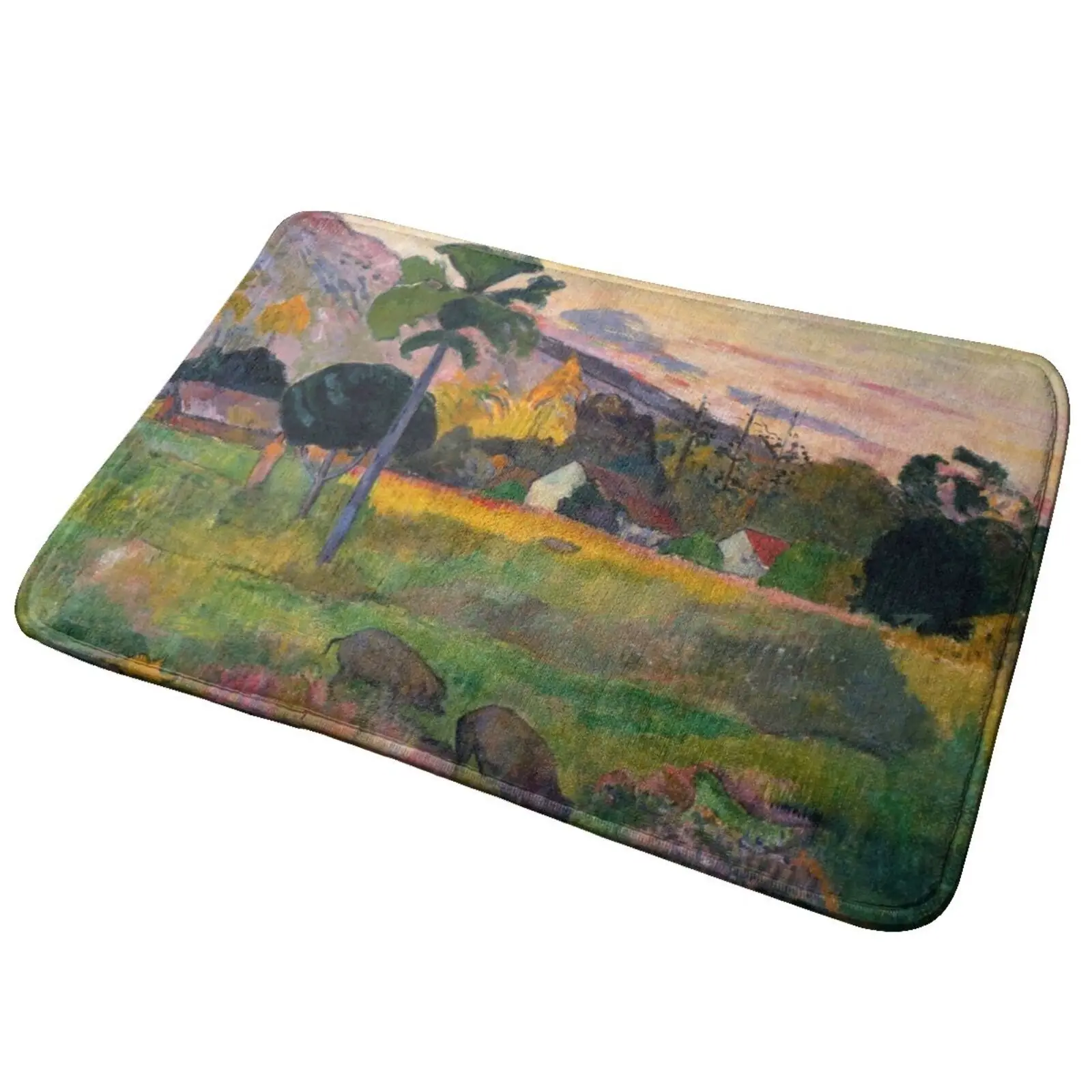 Пол гаугуин приходите сюда коврик для входной двери ванной игр Король Foxhole Нил