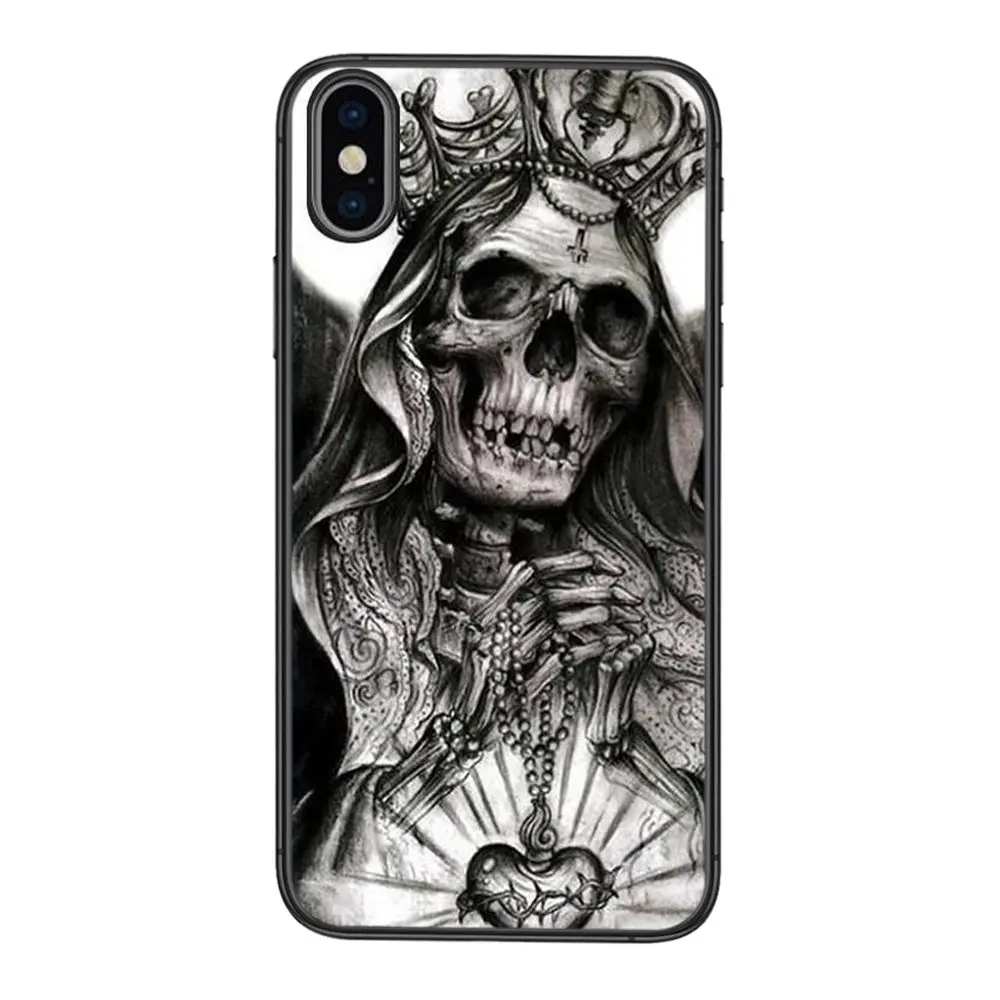 Красивый чехол для Xioami Redmi Note 10 Pro 5G 9 9S 9T Max 8 7 6 5 4 мексиканский череп Девушка