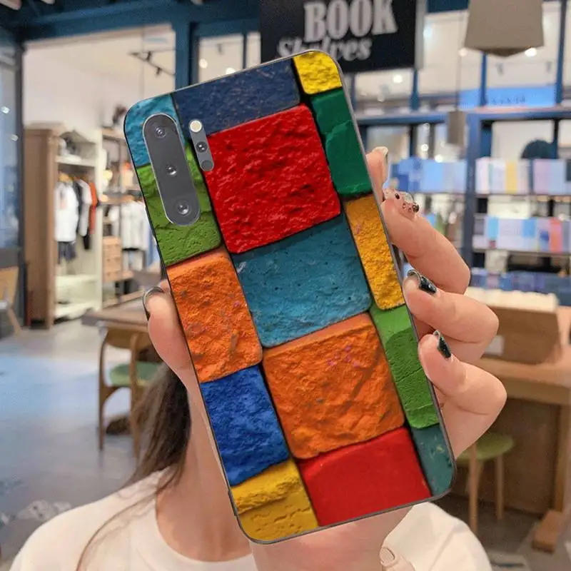 Забавный цветной чехол для телефона Samsung Note 7 8 9 10 Lite Plus Galaxy J7 J8 J6 2018 Prime|Бамперы| |