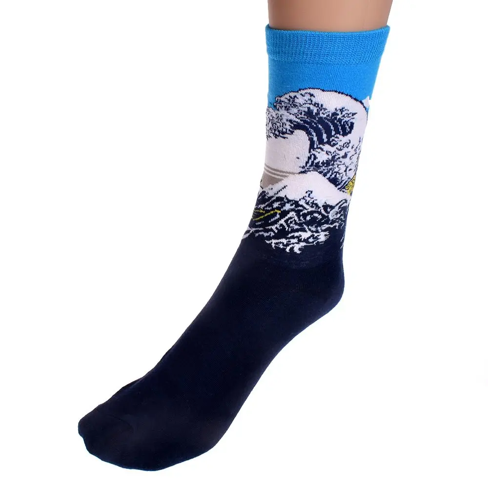 Хит звездная ночь Осень зима Ретро стиль для женщин индивидуальное искусство Ван