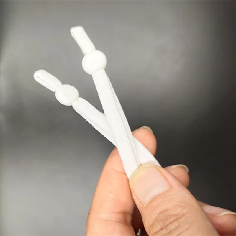 5 мм маска эластичная лента для ушей регулируемые силиконовые кнопки Пряжка