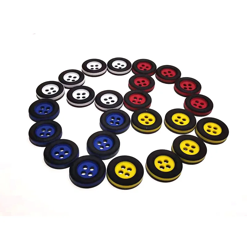 Матовые пуговицы из смолы 4 цветов сделай сам для одежды ручной работы круглые с