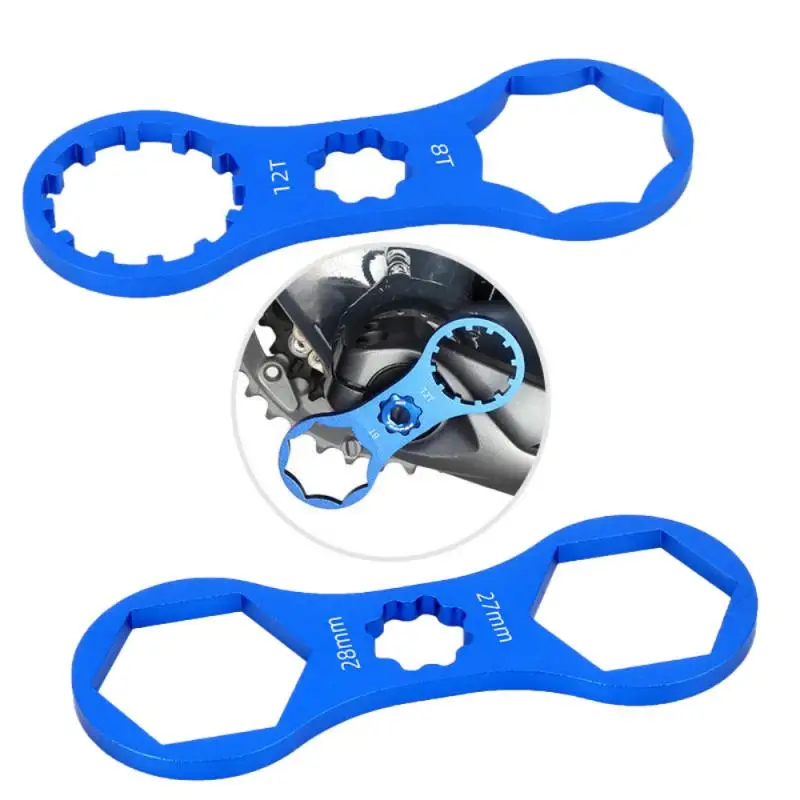 

2021 3-in-1 Aluminum Bicycle Front Fork Repair Tool For XCR/XCT/XCM/RST MTB Bike Front Fork Cap Wrench Disassembly Tools