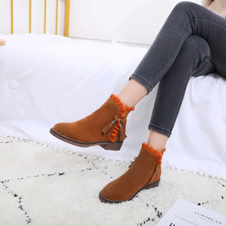 Ботинки больших размеров 9 10 11 13 женская обувь ботильоны для женщин женские