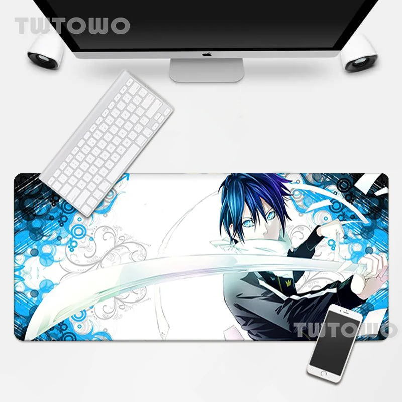 

Noragami Yato Anim Desktop Mouse Pad Mouse Mat Keyboard Pad Desk Mat Natural Rubber Soft Computer Hot Sell Mice Pad Office