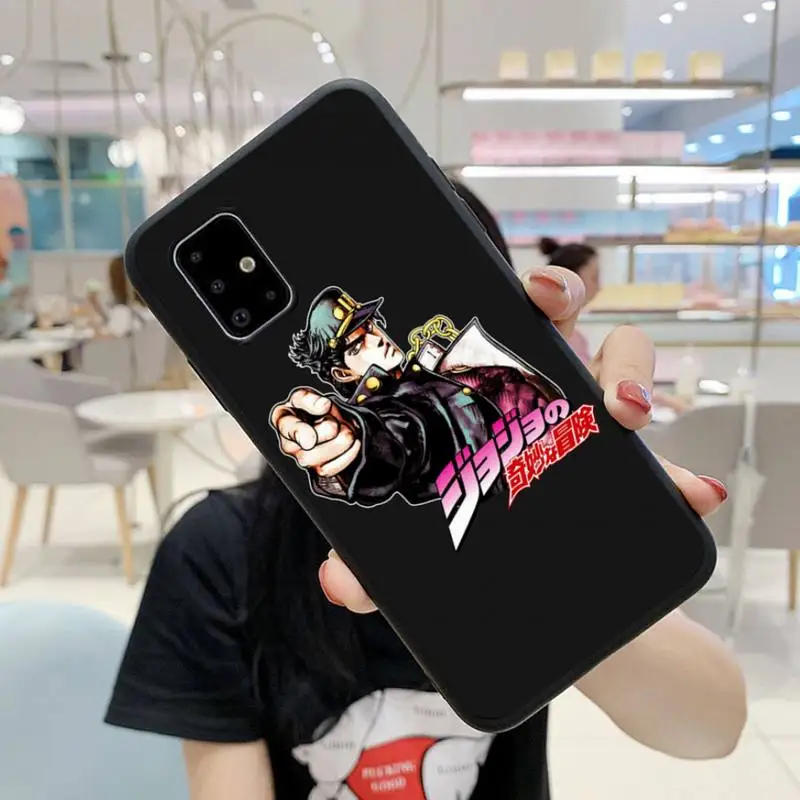 

Anime JoJos Bizarre Adventure Phone Case For Samsung S5 S6 S7 S8 S9 S10 S20 S21 Edge Plus E Fe Lite Cover