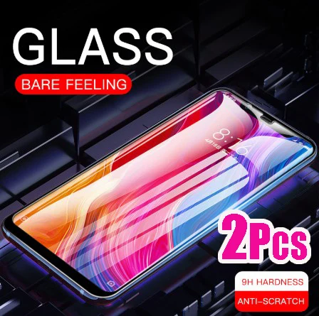 2pcslot 9d frame full protective glass film for redmi note 9 9s 8 pro 7 7a protector for xiaomi mi 10 9 poco x3 tempered glass free global shipping