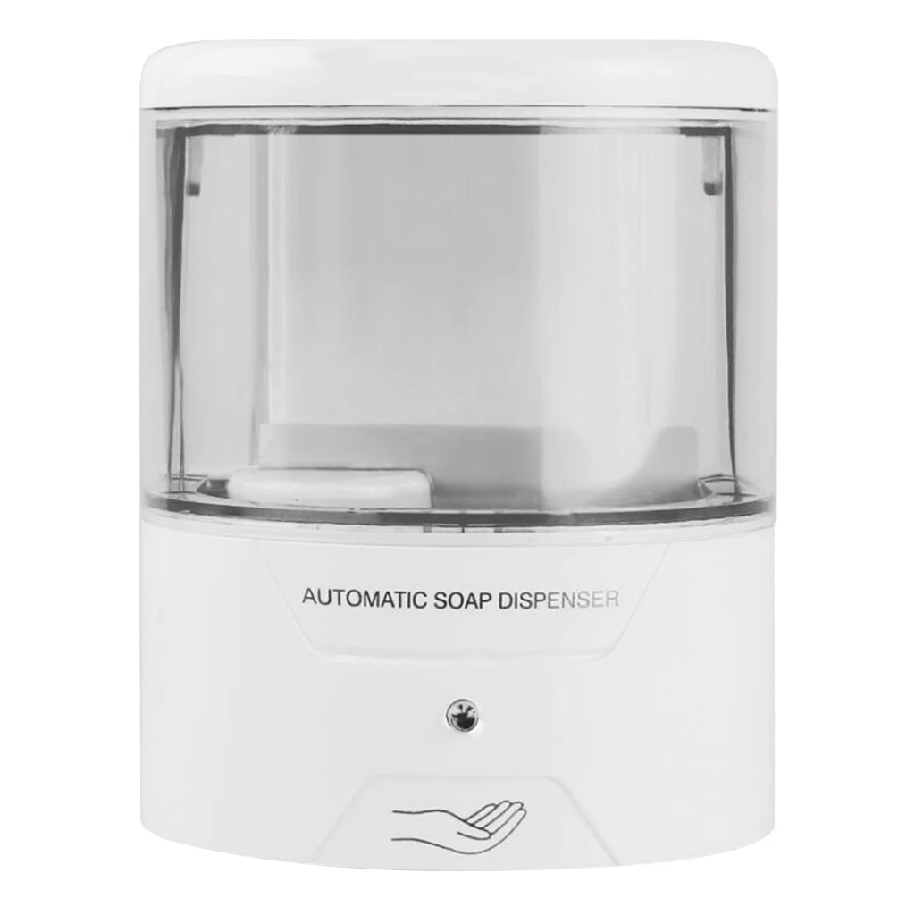 

Wall Mounted Automatic Soap Dispenser, Touchless Hand Free Soap Dispenser for Bathroom Kitchen Home Office Hotel School, 600ml